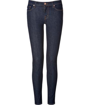 J Brand Jeans Mid Rise Skinny Jeans In Pure
