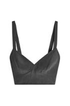 Vilshenko Vilshenko Bra Top With Silk And Linen