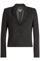 Boutique Moschino Boutique Moschino Pinstriped Virgin Wool Blazer