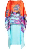 Emilio Pucci Emilio Pucci Printed Silk Caftan Dress
