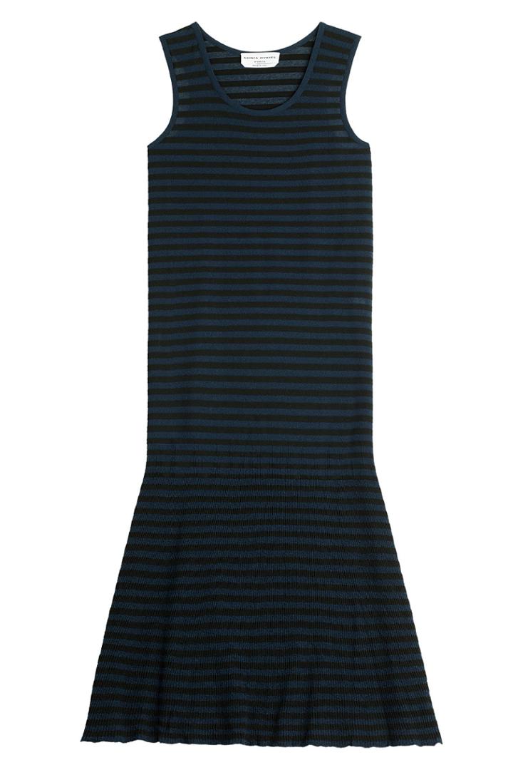 Sonia Rykiel Sonia Rykiel Striped Crepe Dress - Multicolored