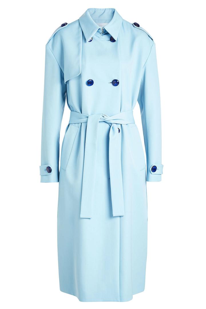 Victoria Victoria Beckham Victoria Victoria Beckham Drop Shoulder Wool Trench