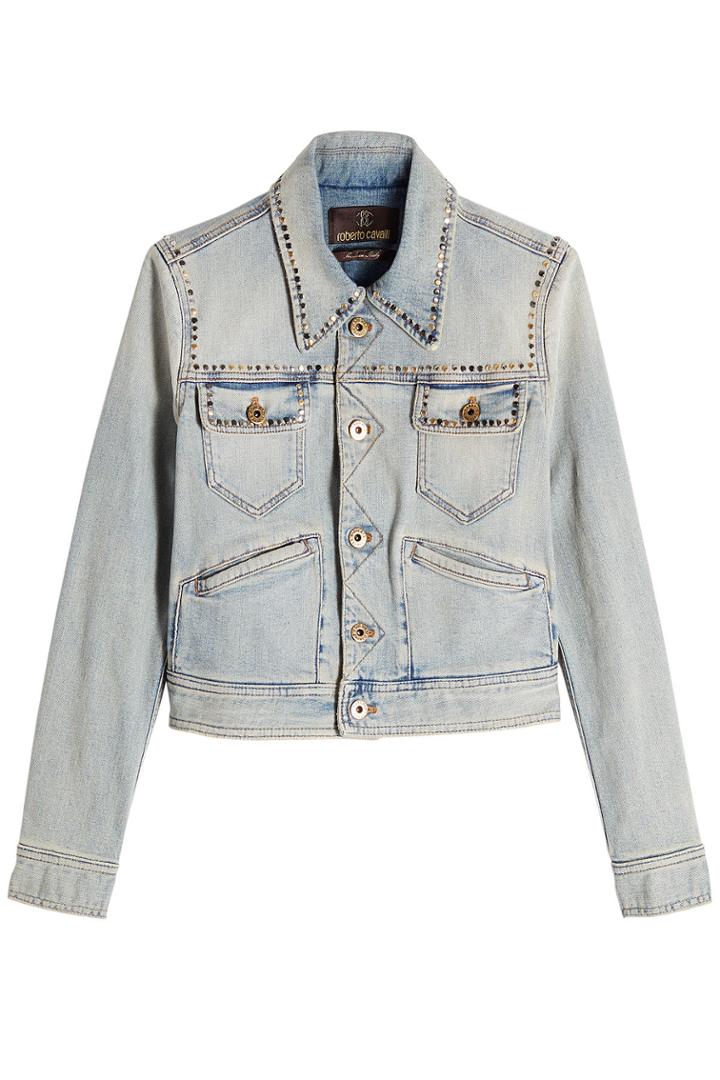 Roberto Cavalli Roberto Cavalli Embellished Denim Jacket
