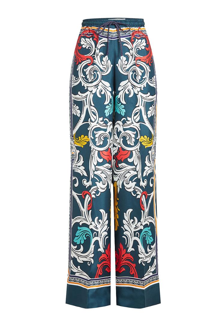 Mary Katrantzou Mary Katrantzou Printed Silk Pants