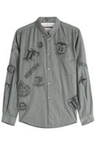 Golden Goose Golden Goose Button-down Shirt With Patches