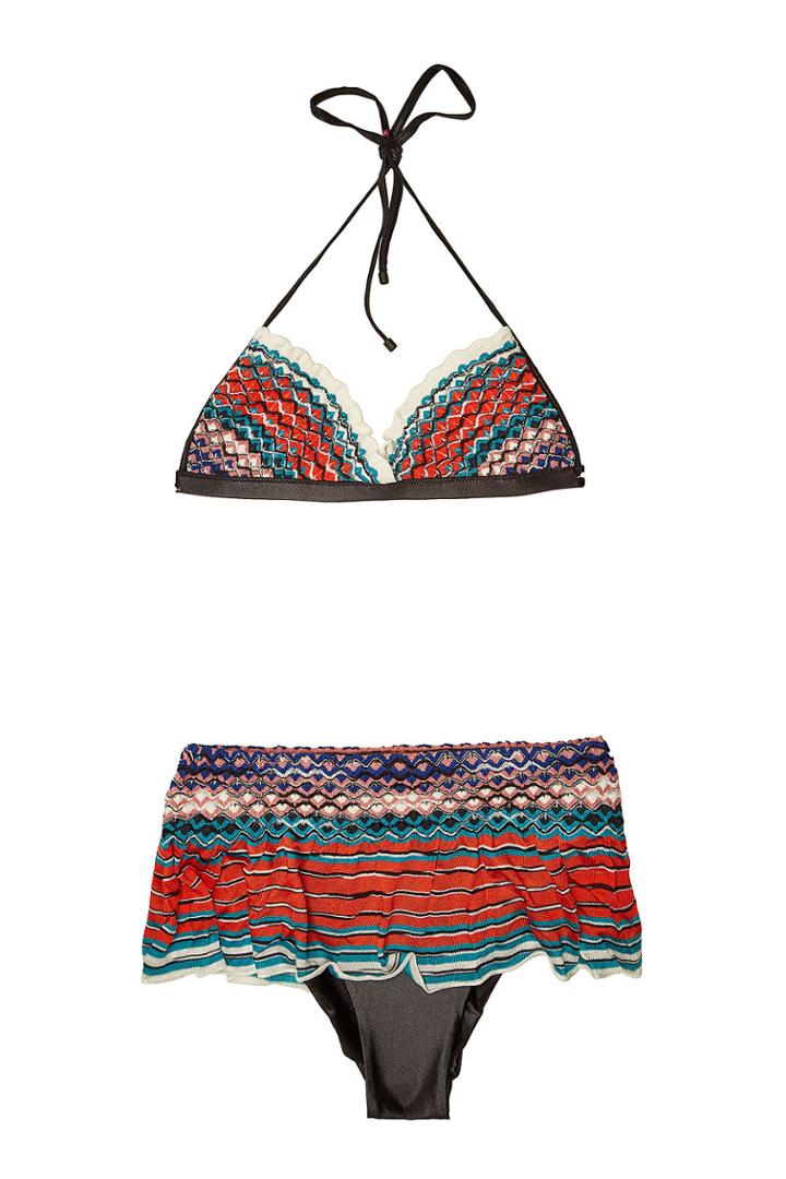 Missoni Mare Missoni Mare Bikini With Mini Skirt