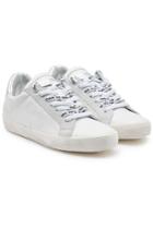 Zadig & Voltaire Zadig & Voltaire Leather And Suede Sneakers