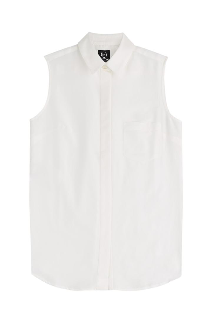 Mcq Alexander Mcqueen Cotton-silk Blouse