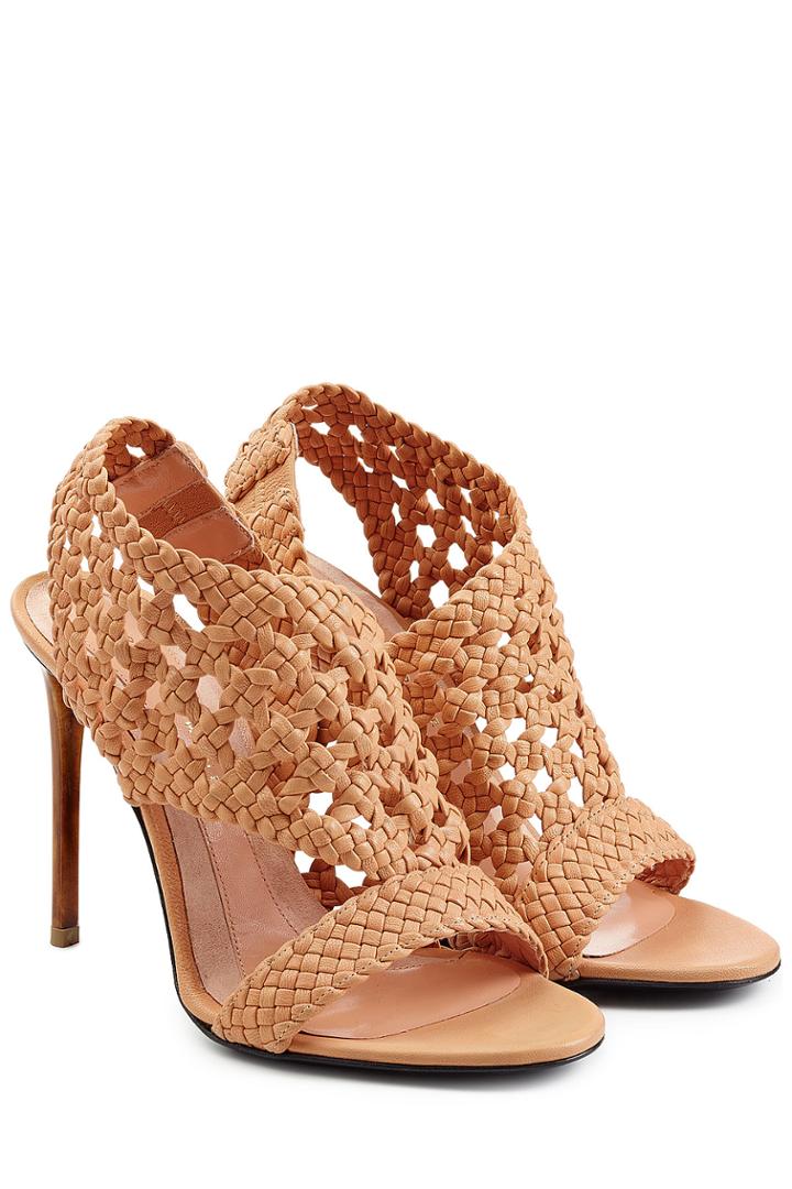 Roland Mouret Roland Mouret Leather Sandals - Rose