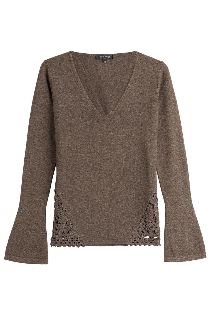 Etro Etro Wool-cashmere Blend Pullover - Brown