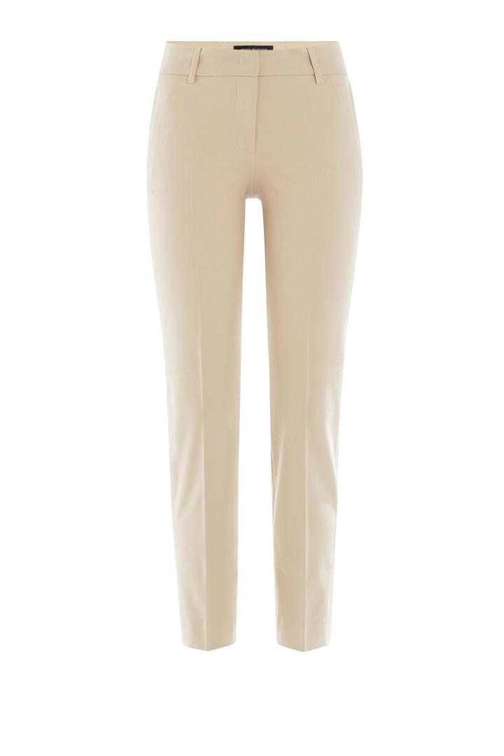 Piazza Sempione Piazza Sempione Stretch Cotton Cropped Pants - Beige