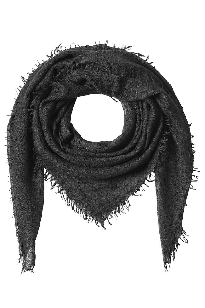Faliero Sarti Faliero Sarti Scarf With Cashmere And Silk - Black