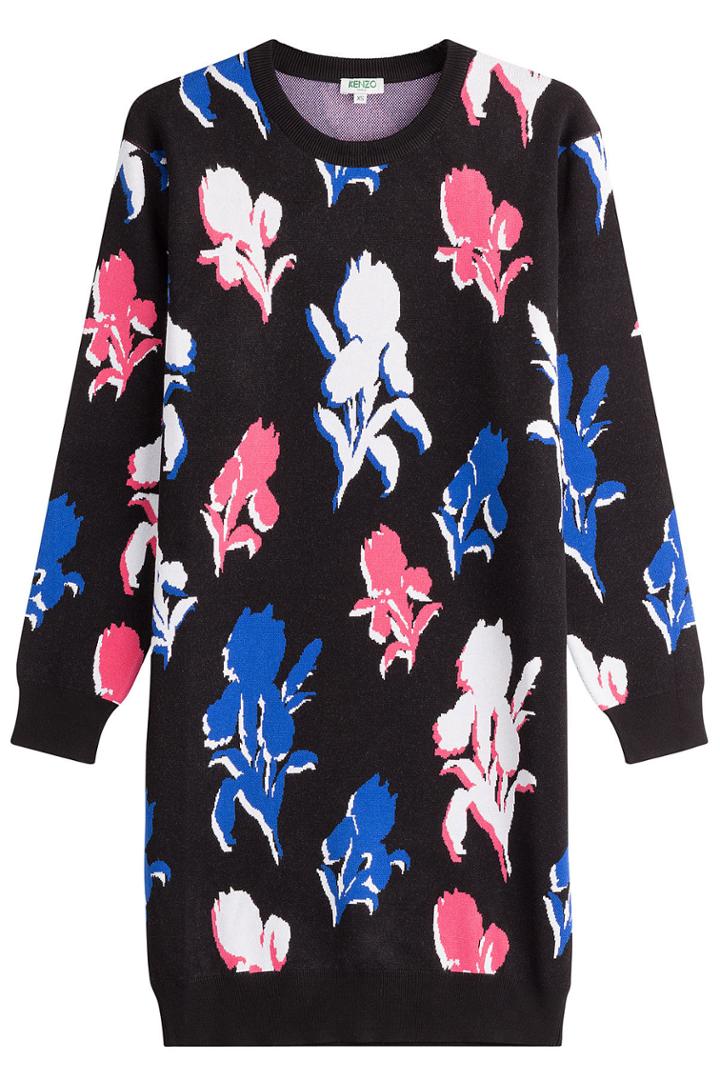 Kenzo Kenzo Printed Sweater Dress
