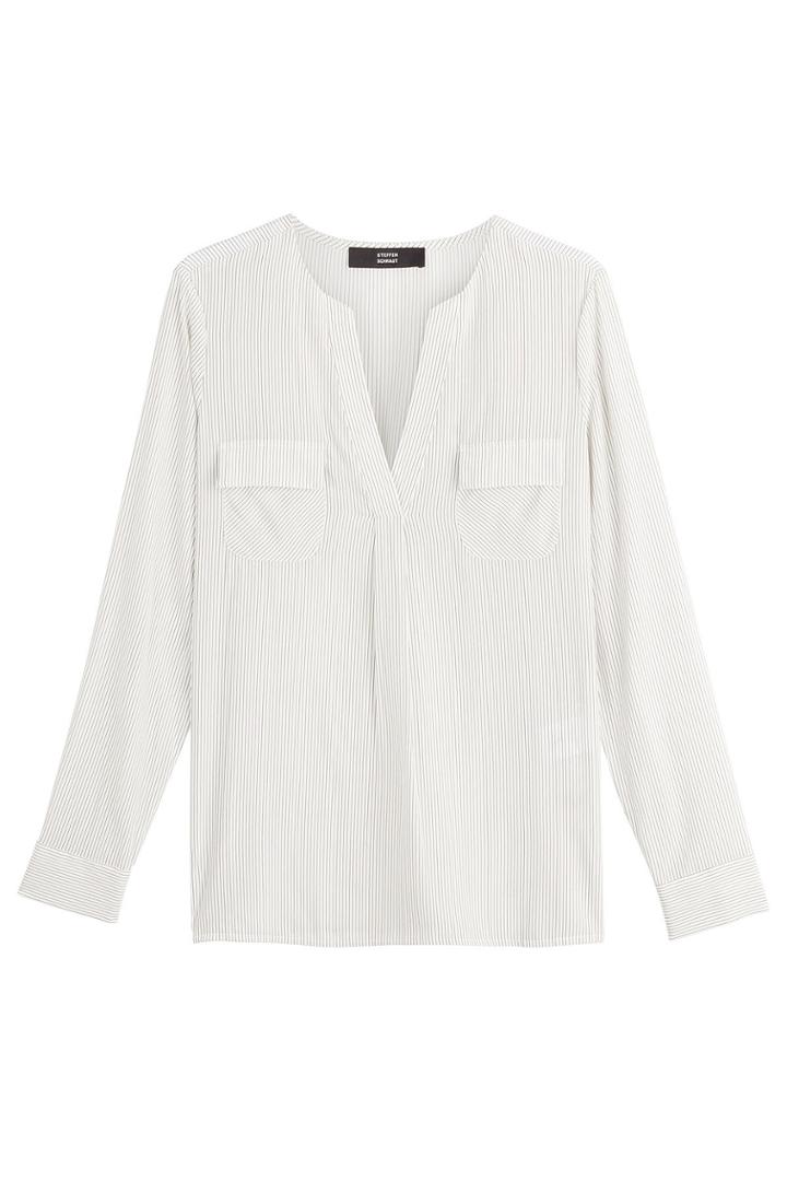 Steffen Schraut Steffen Schraut Striped Silk Blouse