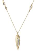 Alexis Bittar Alexis Bittar Crystal Encrusted Pendant Necklace - Gold