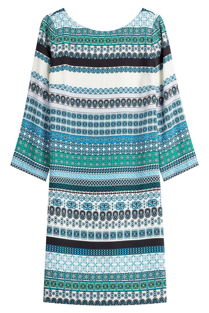 Diane Von Furstenberg Diane Von Furstenberg Silk Jersey Printed Dress - Multicolor