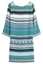 Diane Von Furstenberg Diane Von Furstenberg Silk Jersey Printed Dress - Multicolor