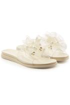 Simone Rocha Simone Rocha Beaded 3d Flower Sandals