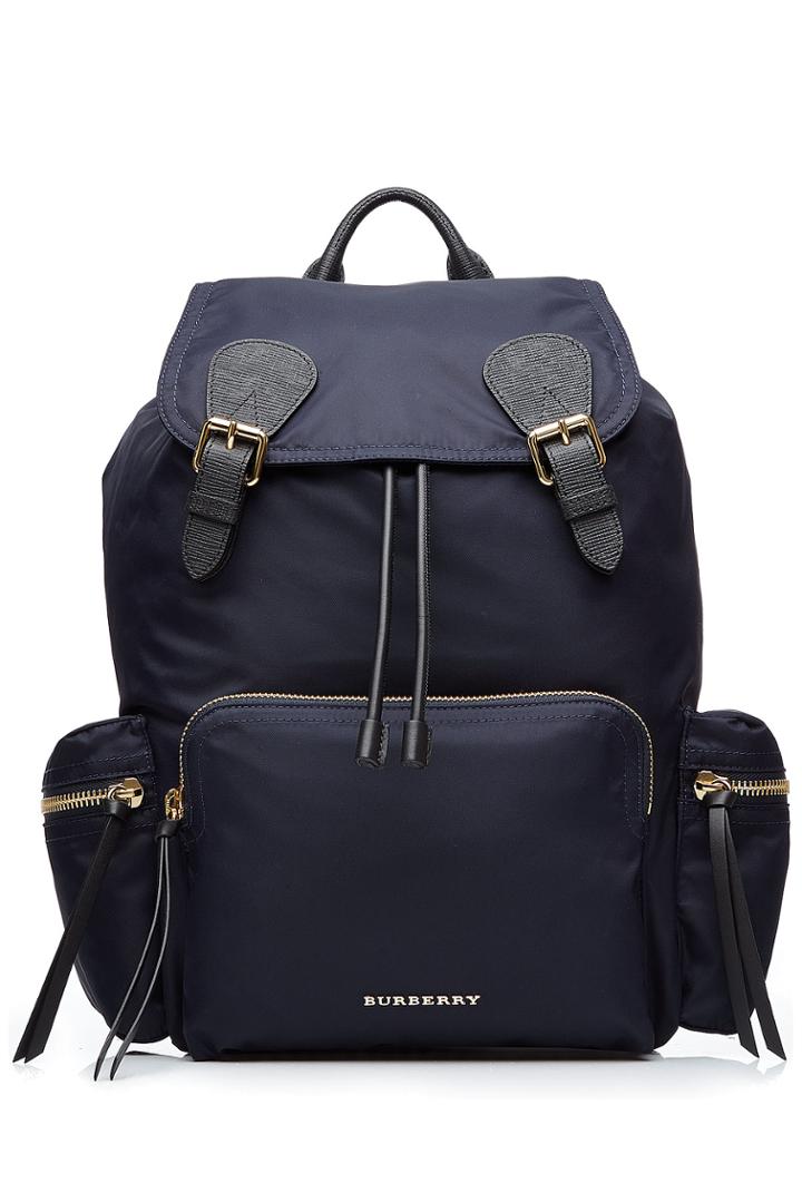 Burberry Prorsum Burberry Prorsum The Medium Rucksack In Fabric - Blue