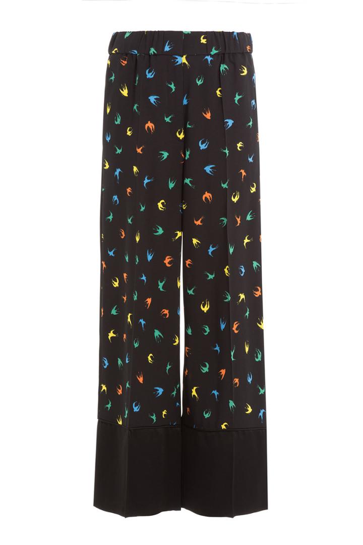 Sonia Rykiel Sonia Rykiel Printed Wide Leg Trousers - None