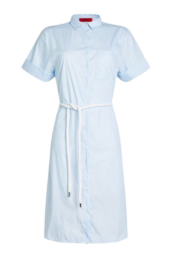 Hugo Hugo Striped Cotton Dress