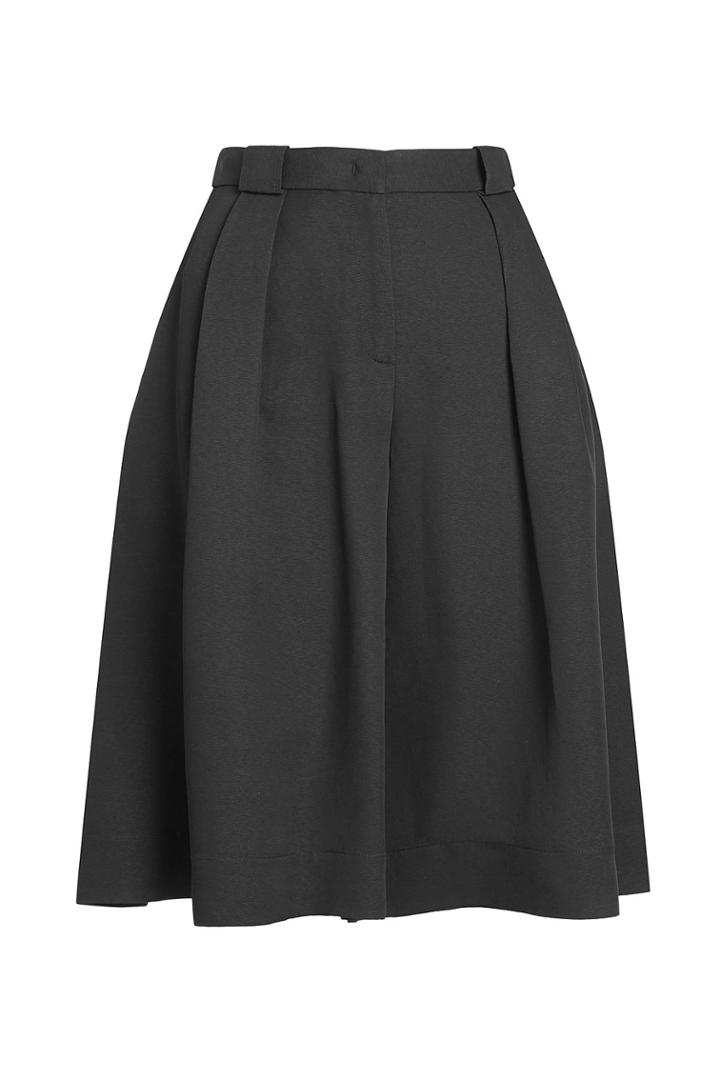 Jil Sander Navy Jil Sander Navy Linen Blend Bermuda Shorts