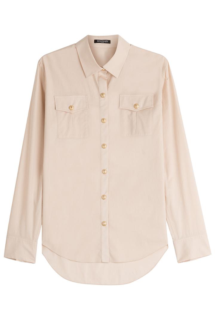 Balmain Balmain Cotton Shirt - Beige