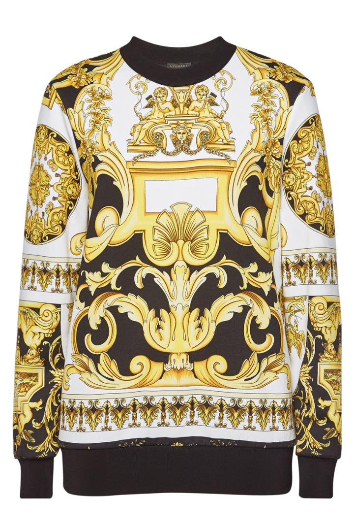 Versace Versace Printed Cotton Sweatshirt