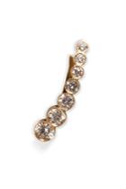 Sophie Bille Brahe Sophie Bille Brahe Gold/diamond Petite Croissant De Lune Earring