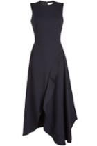 Victoria Beckham Victoria Beckham Sleeveless Asymmetric Ruffle Dress