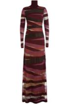 Emilio Pucci Emilio Pucci Turtleneck Maxi Dress With Virgin Wool - Multicolor