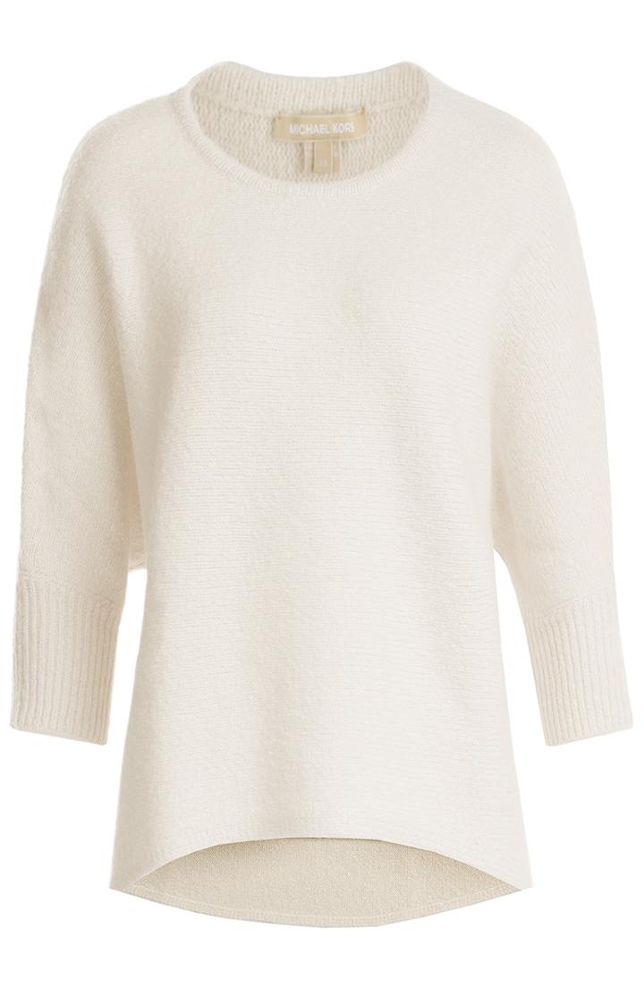 Michael Kors Wool-silk Knit Top