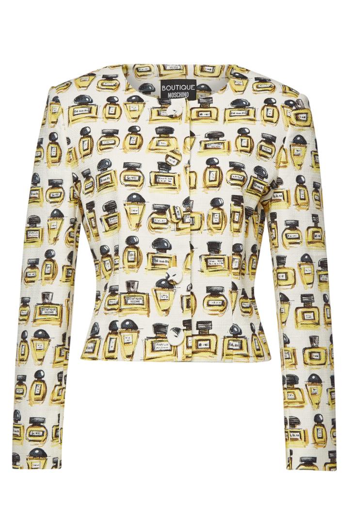 Boutique Moschino Boutique Moschino Printed Cotton Blazer