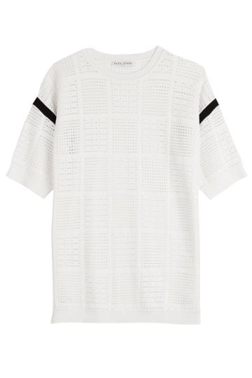 Each Other Each Other Crochet Knit Top - White