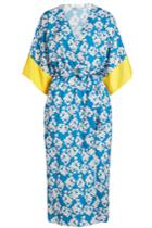 Borgo De Nor Borgo De Nor Wrap Kimono Printed Dress