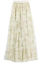 Giambattista Valli Giambattista Valli Floral Chiffon Maxi Skirt - Multicolored