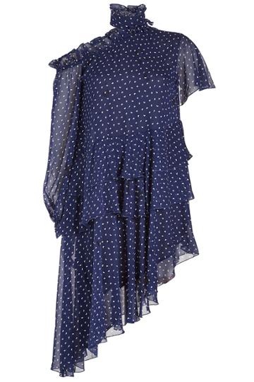 Sandy Liang Sandy Liang Asymmetric Silk Dress