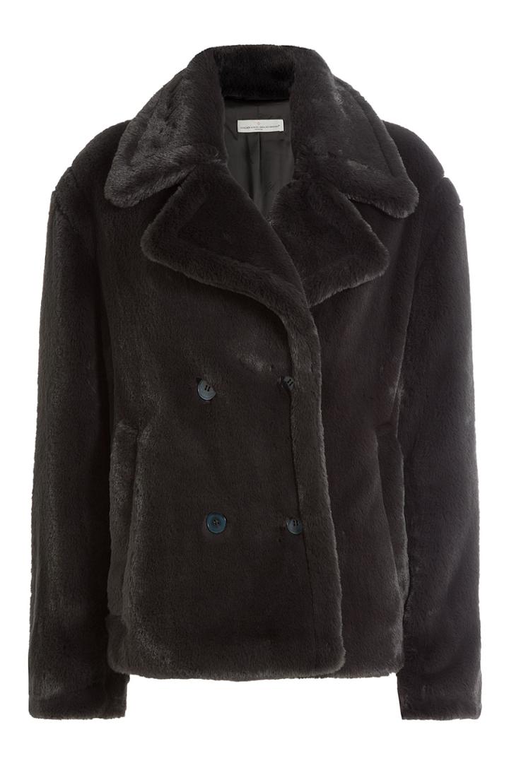 Golden Goose Golden Goose Faux Fur Coat - Grey