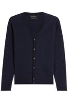 Baldessarini Baldessarini Cotton Cardigan With Cashmere - Blue