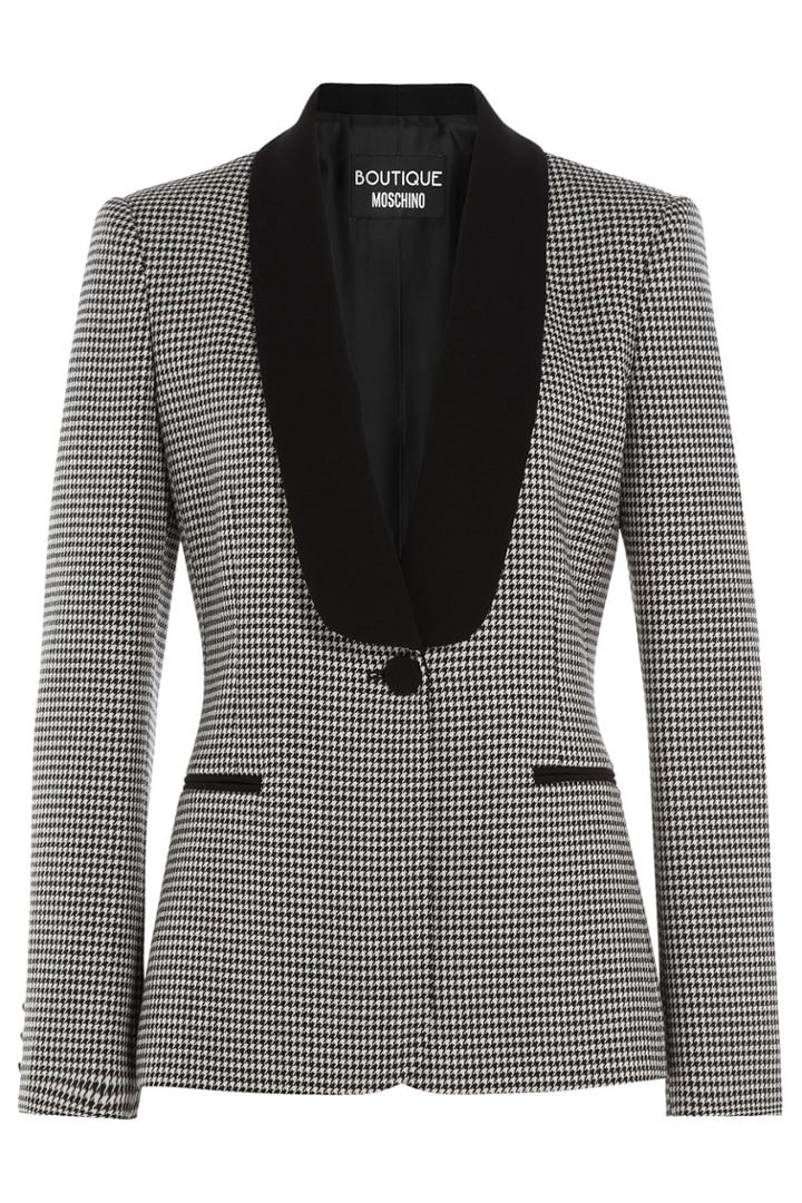 Boutique Moschino Boutique Moschino Houndstooth Blazer
