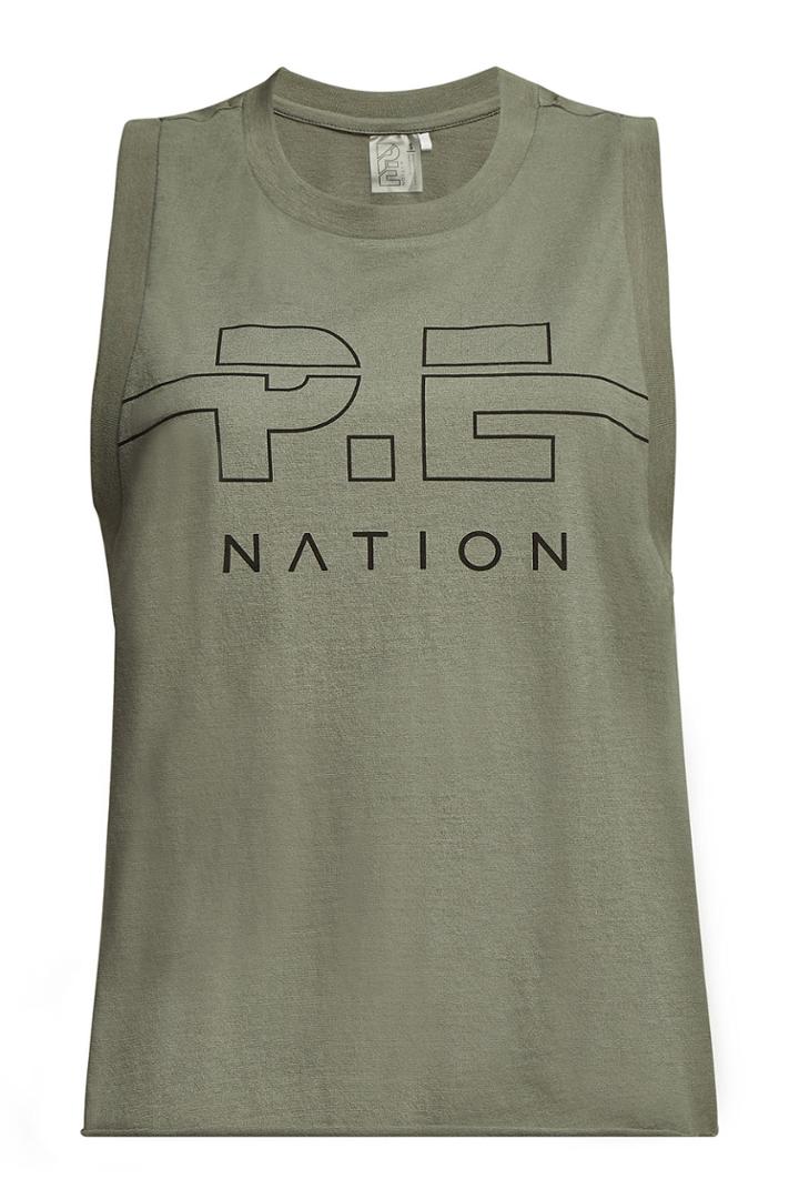 P.e. Nation P.e. Nation Printed Cotton Tank