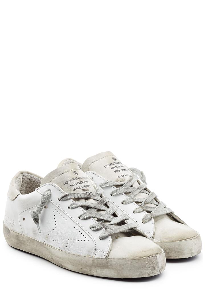 Golden Goose Golden Goose Super Star Leather Sneakers - White