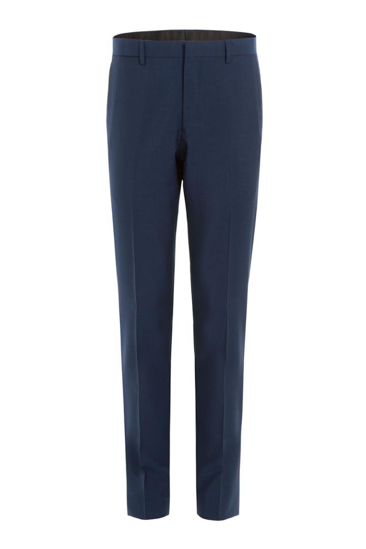 Burberry London Burberry London Slim Wool-mohair Trousers - Blue
