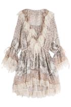 Etro Etro Printed Silk Dress With Lace - Multicolor