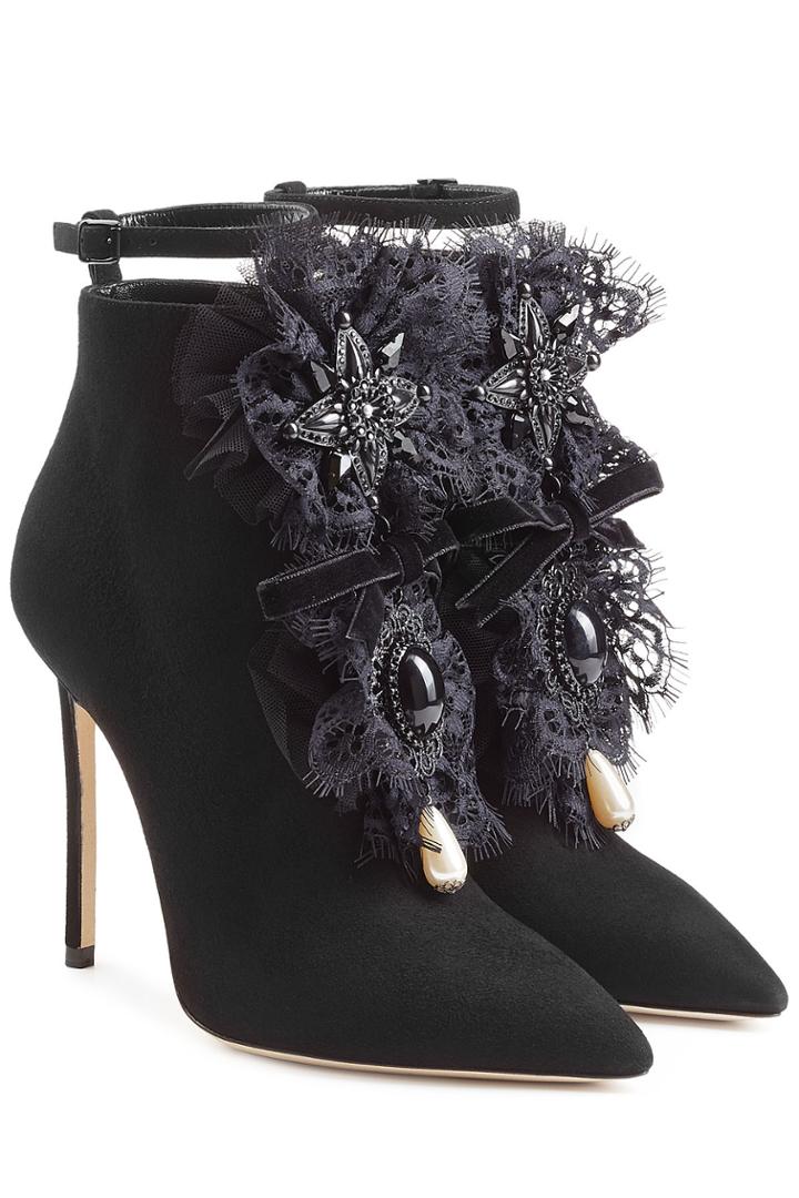 Dsquared2 Dsquared2 Suede Ankle Boots With Lace - Black