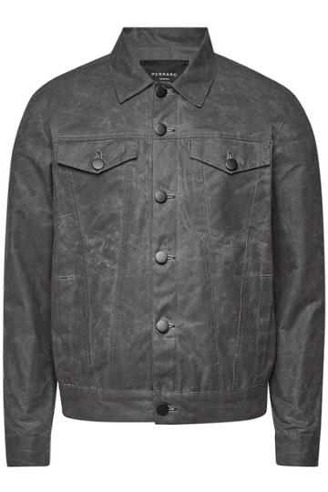 Perraro Perraro Distressed Cotton Jacket