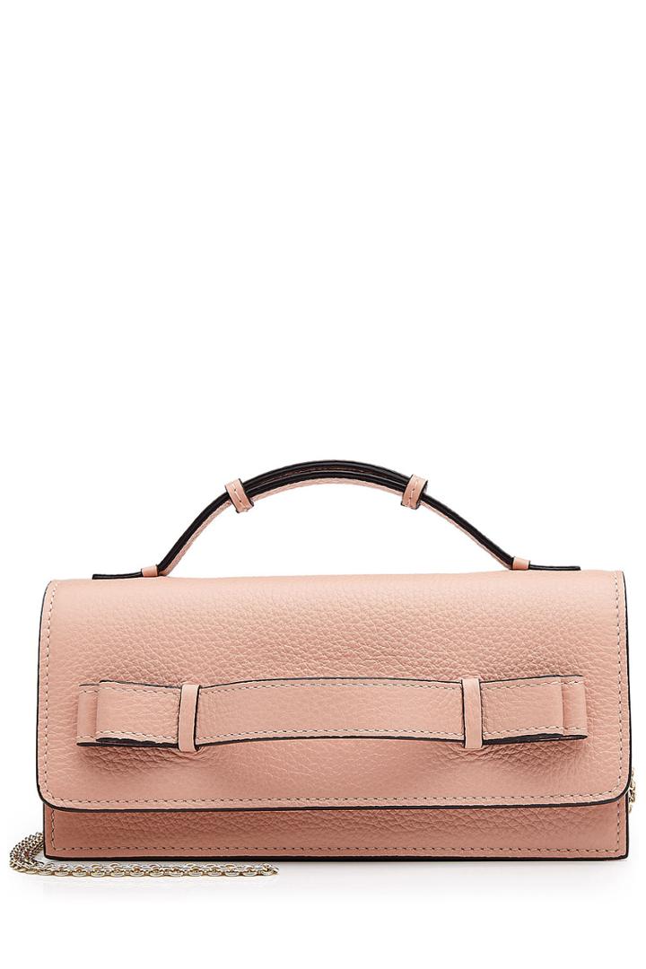 R.e.d. Valentino R.e.d. Valentino Leather Shoulder Bag With Chain
