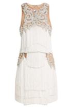 Balmain Balmain Dress With Fringing And Crystal Embellishment