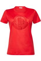 Moncler Moncler Embroidered T-shirt
