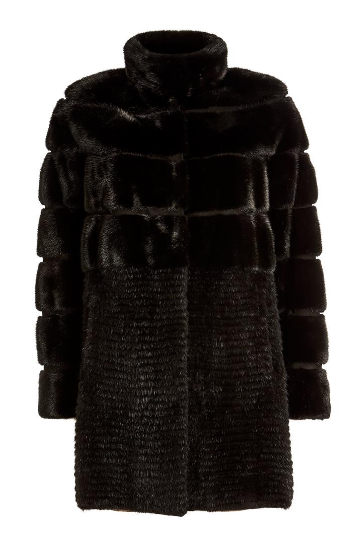 Yves Salomon Yves Salomon Mink Fur Coat With Silk And Cashmere